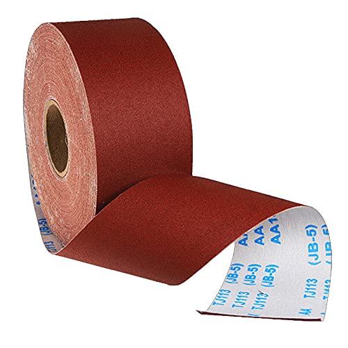 180 Grit Sandpaper Roll, 1 metre x 115 mm Aluminum Oxide Emery Cloth Abrasive Paper Roll for Metal Grinding, Wood Sanding, Furniture Finishing, Automotive Polishing - size: 1 Metre, style: 180 Grit