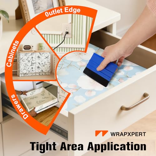 WRAPXPERT Wallpaper Tools, Wallpaper Smoothing Tool Kits, Peel and Stick Wallpaper Installation Kit for Contact Paper Smooth Applying, Vinyl Backsplash Tile, Window Film - color: Basic-r