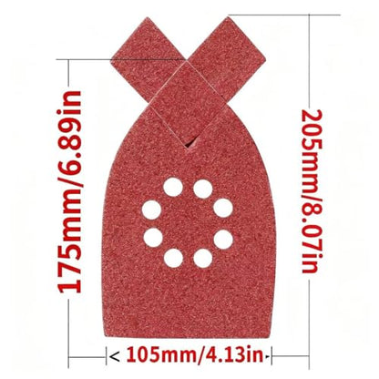 50pcs Large Mouse Detail Sander Sandpaper 8 Holes Hook and Loop Sander Pads for Black and Decker KA220G KA230 Mega Mouse Cyclon Sandstorm Craftsman Sanding Sheets Assortment 40 60 80 100 120 Grit - style: 50pcs 40,60,80,100,120 Grit