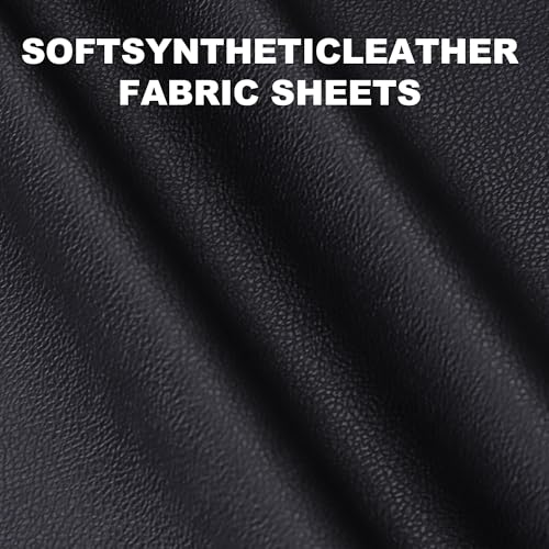 Faux Leather, Marine Vinyl PVC Leather for DIY Upholstery, Sofa Car Boat Seat Repair, Waterproof & Easy to Clean, Black (2 Yd 55x72 Inch) - color: Black, size: 2Yd (55x72inch)