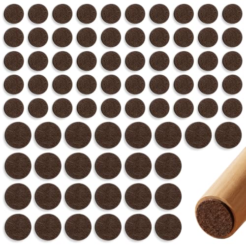 150 Pcs Felt Pads for Chair Legs, Self Adhesive Chair Felt Pad