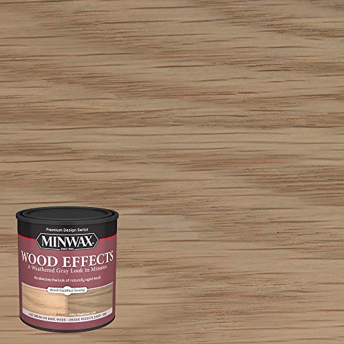 Minwax 402140000 Wood Effects, Weathered Gray, 1 Quart - color: Weathered Gray