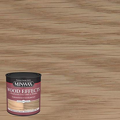 Minwax 402140000 Wood Effects, Weathered Gray, 1 Quart - color: Weathered Gray