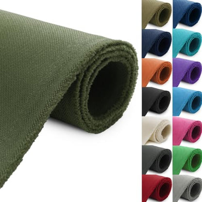 Waterproof Canvas Fabric by The Yard 1200D Upholstery 58x108inch Army Green - color: Army Green, size: Pre Cut 3 Yard