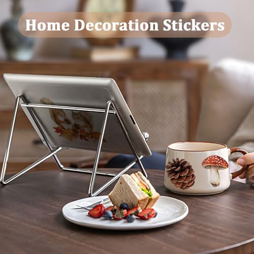 WANDIC 6 Sheets Rub On Transfer Stickers, Autumn Animals Theme Decals Waterproof Stickers for DIY Postcard Furnitures Albums Photos Deocr, 15 * 30cm - color: Autumn Animals