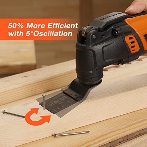 JORGENSEN Corded Oscillating Multi Tool, Variable Speed with 16 PCS Blades