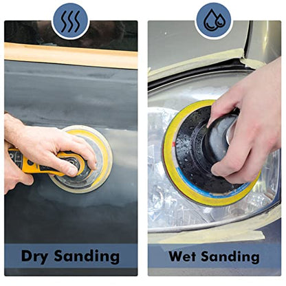 6 Inch 25 PCS 600 Grit Sanding Disc Wet Dry Sandpaper Hook Loop Sand Paper - style: Grit 600