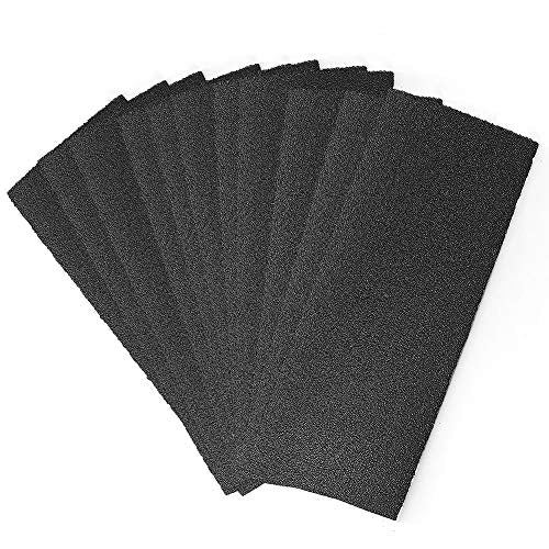 LotFancy 80 Grit Sandpaper, 45PCS, 9 x 3.6 Dry Wet Sand Paper, Silicon Carbide Sanding Sheet for Metal Automotive Wood Sanding, Polishing, Finishing - size: 80Grit