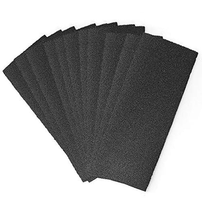 LotFancy 80 Grit Sandpaper, 45PCS, 9 x 3.6 Dry Wet Sand Paper, Silicon Carbide Sanding Sheet for Metal Automotive Wood Sanding, Polishing, Finishing - size: 80Grit