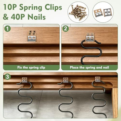 25" Couch Spring Repair Kit, 4Pack Upholstery Spring Seat Repair