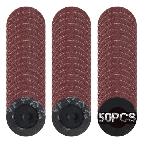 SPEEDWOX 50Pcs 2" 60 Grit Quick Change Sanding Discs Aluminum Oxide Coated - style: 60 Grit