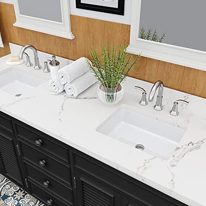 VEELIKE Wide Size 32''x354'' Matte Marble Countertop Contact Paper Waterproof White Peel and Stick Removable Granite Marble Countertop Wallpaper for Kitchen Bathroom Table Desk Walls - size: 32" x 354"