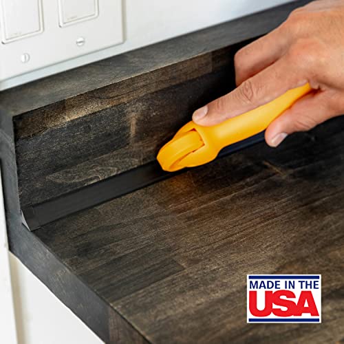 InstaTrim Flexible, Self-Adhesive Caulk Strip Sealant, 3/4" x 50', Black - color: Black, size: 3/4 in x 50 ft