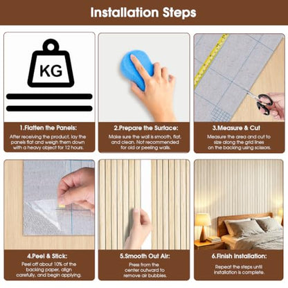 3D Peel and Stick Wall Panels PVC Grille Slat 394"x15.8" Self-Adhesive Wall Sticker Soundproof Paneling for Walls and Ceiling in Faux Herringbone Oak Texture - color: Herringbone Oak, size: 394"x15.8"