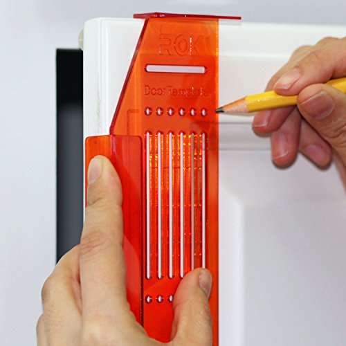 Rok Hardware Knob Handle Pull Drill Mounting Template for Cabinet Doors and Drawers