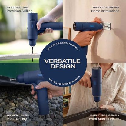TINKR Cordless Brushless Drill 12V - Midnight Blue - color: Midnight Blue
