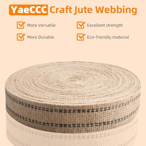 YaeCCC Chair Webbing (Black, 2"×33Yd) - color: black, size: 2"×33Yd