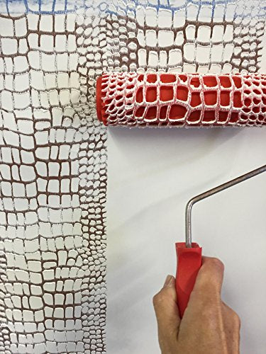 Decorative Art Texture Roller - 7" Roller (Crocodile Skin Pattern) - color: Crocodile Skin Pattern