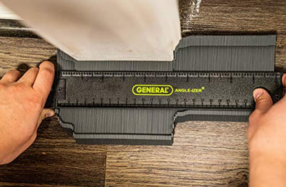 General Tools Contour Gauge 833 - 10" Angle Finder Tool for Home Improvement - Gadgets for Men - size: 10-Inch