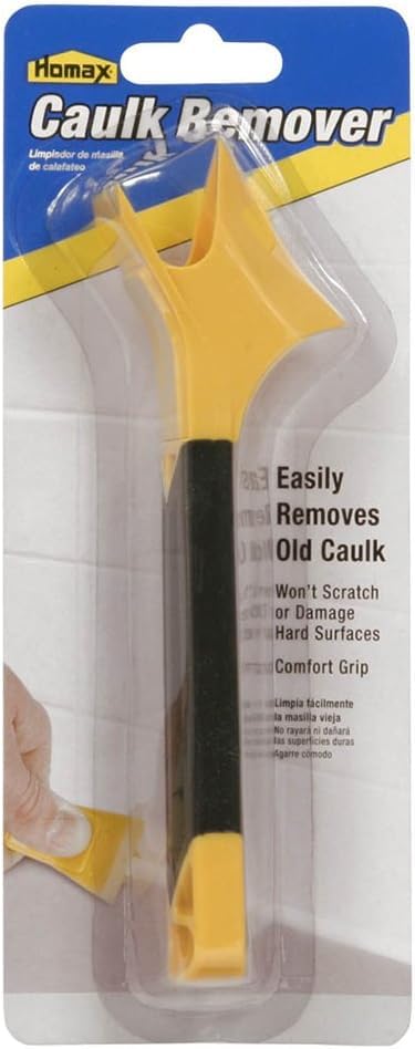 Homax - 41072058551 Caulk Remover Tool, Yellow/Black (Pack of 6) - size: (Pack of 6)