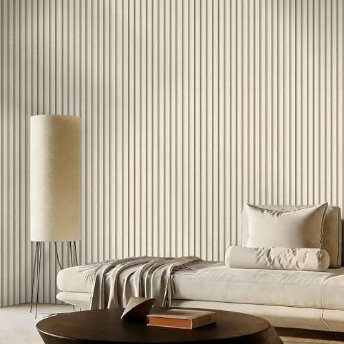myforHD Wallpaper Peel and Stick Wood Grating Stripe Self-Adhesive Wallpaper Faux Wood Contact Paper Wood Slats Self Adhesive Wall Paper PVC Vinyl Film Removable Waterproof 17.3" x 236" - color: Wood H, size: 17.3" x 236.2"