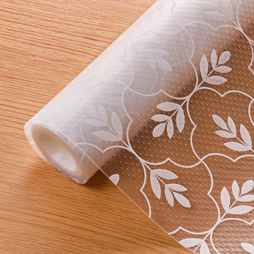 Cooyes Drawer Liner, Non-Adhesive Shelf Liners for Kitchen Cabinets - color: Aclear, size: 17.7"W x 360"L