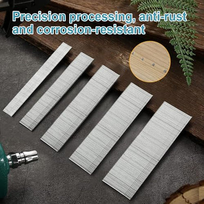 18 Gauge Brad Nails, 5 Sizes, 1500Pcs Nail Gun Nails for Brad Nailer - size: Combination 1500PCS