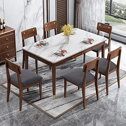 Genina Waterproof Seat Covers for Dining Room Chairs, Stretch Chair Covers Removable Washable Dinning Room Kitchen Chair Seat Cushion Slipcovers (Argyle-Dark Gray, 2 PCS) - color: Argyle-dark Gray, size: 2 PCS