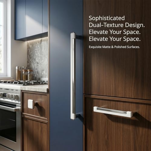 10 Pack White Silver Cabinet Pulls & Handles, 3.7 Inch Hole Center - color: White Silver, size: 4.8in/122mm