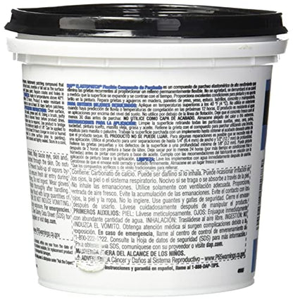 DAP ElastoPatch Smooth Flexible Patching Compound, White, 32 Oz (7079812278)