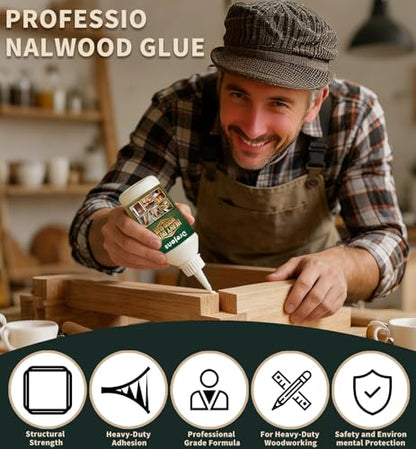 Wood Glue for Furniture Heavy Duty 8.45 fl.oz Strongest Wood Glue