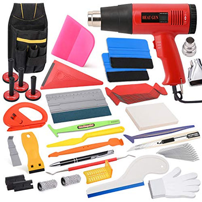 Vinyl Wrap Tool Kit with Heat Gun for Car Wrap, Window Tint and PPF