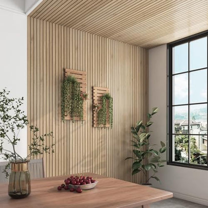 17.7x317 Slats Wood Wallpaper Peel and Stick Wood Slat Contact Paper Slat Wall Panel Peel and Stick for Table Removable Wooden Wallpaper Waterproof Self Adhesive Wall Paper for Accent Walls - size: 17.7" x 317"