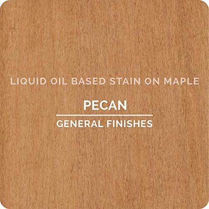 General Finishes Oil Based Penetrating Wood Stain, 1 Quart, Pecan - color: Pecan, size: 1 Quart
