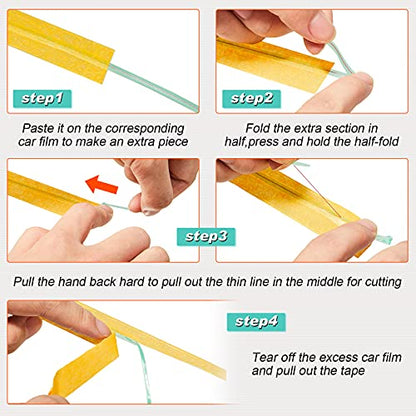 Frienda Vinyl Wrap Cutting Tape for Car Auto Motorcycle, 164 ft - size: 164 ft