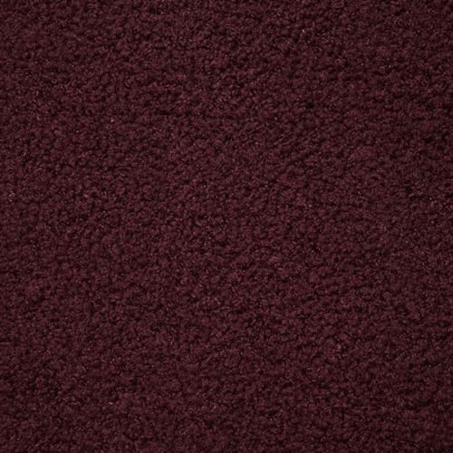 Kinsley Fabrics Halo Plum 3 Yards - Stain Resistant, 100% Polyester, Bonded Cotton Backing, 54" Width, Non-Directional, Circular Knit Weave, Durable Upholstery Fabric - color: Plum, size: 3 yards