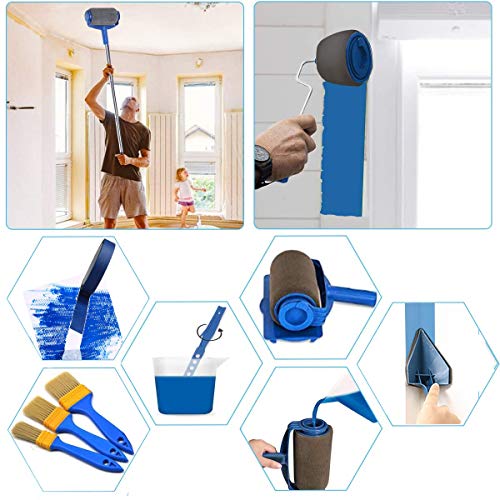 Refillable Paint Roller Kit for Walls and Ceilings