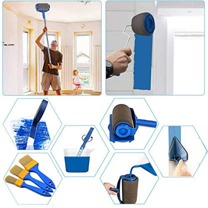 Refillable Paint Roller Kit for Walls and Ceilings