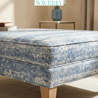Waverly 56" Wide, Polyester/Rayon, Home Décor, DIY, Project, Craft, Quilt, Sewing Upholstery Fabric, Cut by Yard, Ocean Shift
