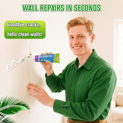 JETMORE 12 Pcs Drywall Repair Kit, 3 x 3.5 oz Wall Repair Paste for Cracks