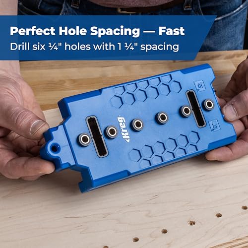 Kreg Shelf Pin Jig 5mm, Cabinet Drilling Tool, KMA3232