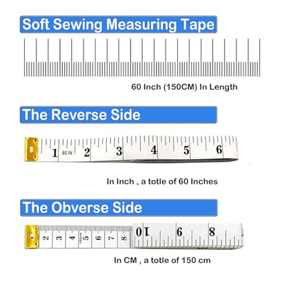 9 Pcs/3 Sizes Large-Eye Blunt Needles, Double Flexible Tape Measure, Steel Yarn Needle with Needle Threader, Tapestry Needle for Sewing Crochet Knitting Embroidery(Silver 2.08in/2.36in/2.76in) - size: 3 sizes/9+1 pcs