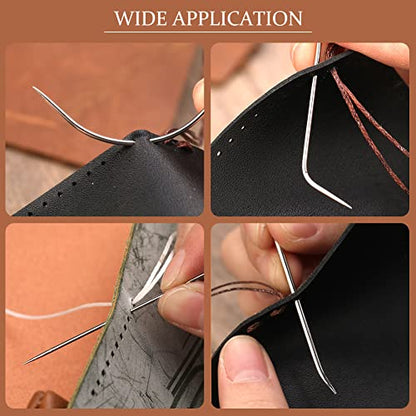 Veroave Sewing Needles, Curved Needle, 20 PCS Upholstery Needle - size: 20PCS