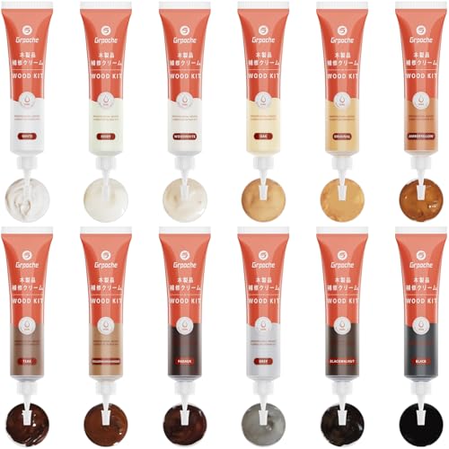 Wood Furniture Repair Kit 12 Colors Fillers Touch Up Paint Repair Scratch - color: 12 Colors