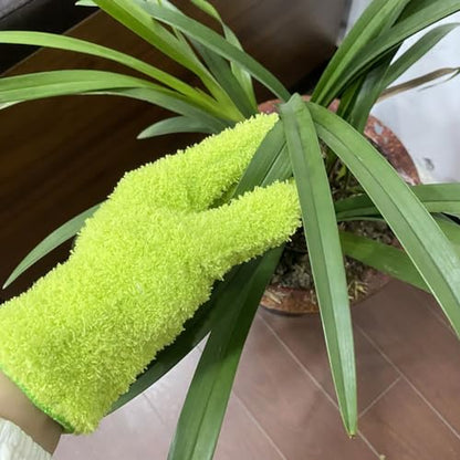 6 Pcs Microfiber Dusting Gloves Reusable Washable Cleaning Gloves Mittens House Kitchen Cleaning Gloves Cloth Car Wash Hand Mitten