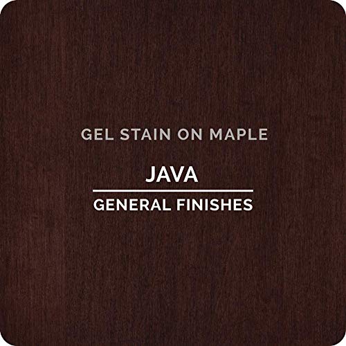 General Finishes Oil Base Gel Stain, 1/2 Pint, Java - color: Java, size: 1 Half-Pint