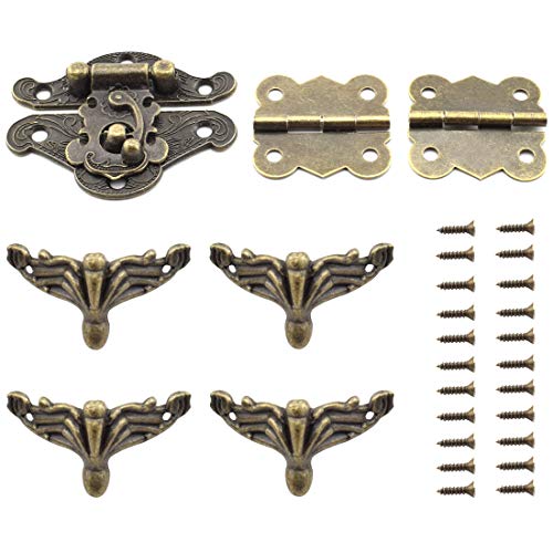 SDTC Tech Retro Furniture Decoration Fitting Kit for Jewelry Box - color: M1B2F4 KIT