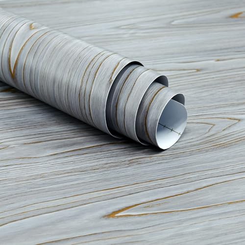 Purple Wood Contact Paper Peel and Stick Wood Grain Wallpaper 15.7"x196" - color: Purple, size: 15.7" x 196.8"