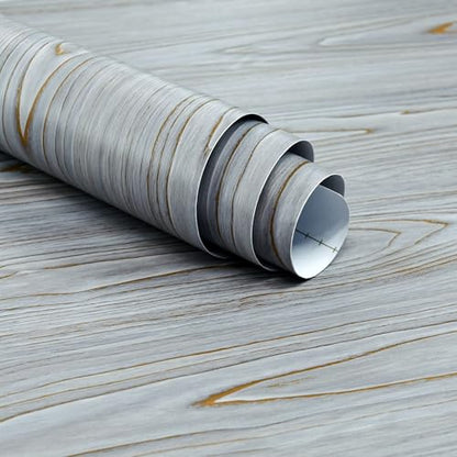 Purple Wood Contact Paper Peel and Stick Wood Grain Wallpaper 15.7"x196" - color: Purple, size: 15.7" x 196.8"