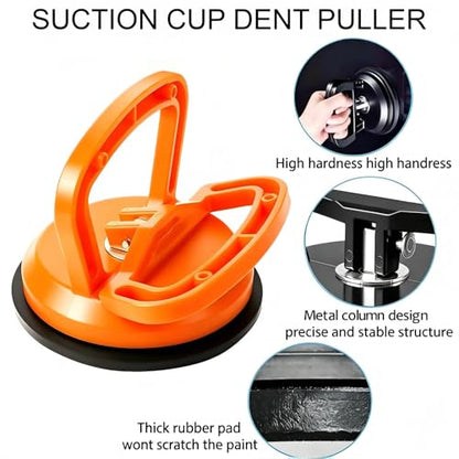 Dent Puller Suction Cup Kit, Dent Remover, (1 Orang+2 Blue)